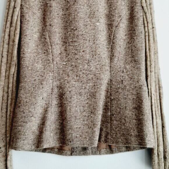 HER Energy Wool Blend Mixed Media Button Front Blazer Jacket Sz S - Picture 9 of 11